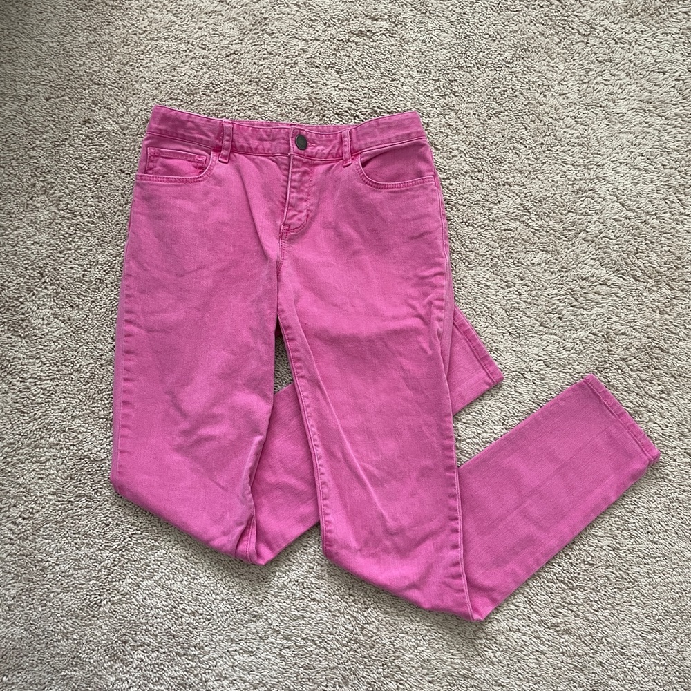 Girls’ Pink Skinny Jeans